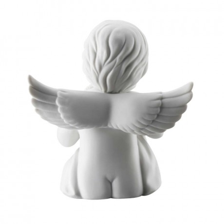 Rosenthal Rosenthal Engel mit Teddybar gross weiss matt 13,5 cm Ангелочек Rosenthal с плюшевым мишкой большой белый матовый 13,5 см