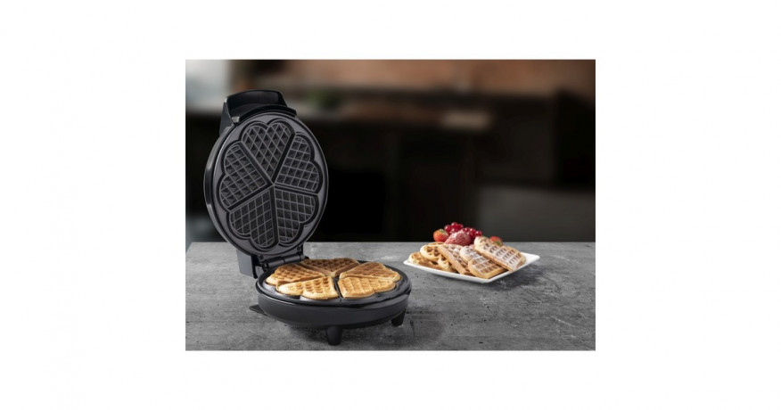 Bestron Bestron Herzwaffeleisen AWM700CO kupfer/schwarz, 700 Watt  kupfer/schwarz Вафельница Bestron Heart AWM700CO медь/черный, 700 Вт