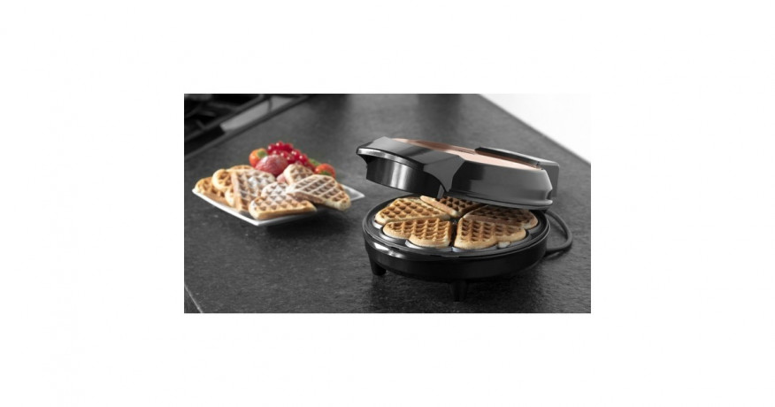 Bestron Bestron Herzwaffeleisen AWM700CO kupfer/schwarz, 700 Watt  kupfer/schwarz Вафельница Bestron Heart AWM700CO медь/черный, 700 Вт