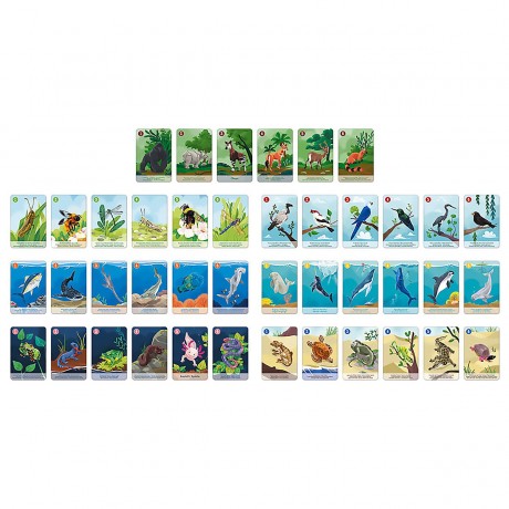 Janod -WWF Kombinationsspiel Tiergattungen 7 Motive -Комбинация видов диких животных WWF