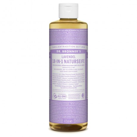 Dr. Bronner's Lavendel 18in1 Naturseife 475ml  Лаванда натуральное мыло 18в1 475мл