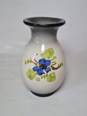 Dipinto A Mano Ваза для цветов &quot;Пейзаж&quot;, ручная роспись, 12,5 x 7 см, Италия, 1960-70гг.