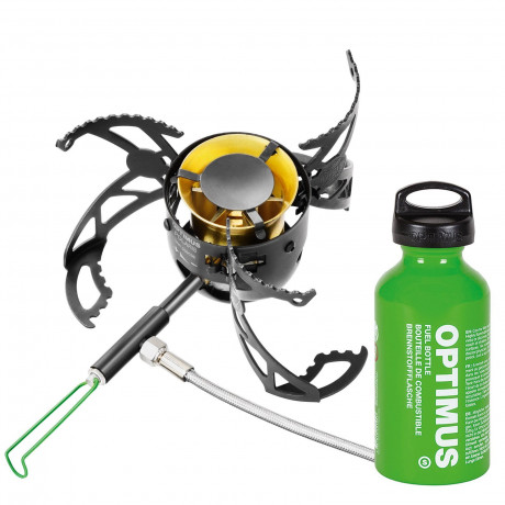 OPTIMUS OPTIMUS Gaskocher Camping Gaskocher Polaris Optifuel, +Flasche Benzin Kocher Faltbar 4200W  Газовая плита OPTIMUS, походная газовая плита Polaris Optifuel, + бутылочная бензиновая плита, складная, 4200 Вт