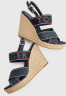 Tommy Hilfiger HIGH WEDGE Wedge sandals desert sky HIGH WEDGE Сандалии на танкетке небо пустыни