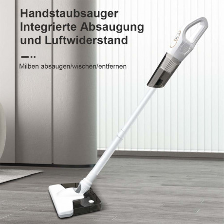 MOUTEN MOUTEN Akku-Handstaubsauger Kabelloser, wiederaufladbarer tragbarer Handstaubsauger mit 5500 PA, Geeignet fur Autos, Wohnungen und Buros, USB-Schnellladung: 2000-mAh-Akku, leicht, 3 Std. Ladezeit, 25–30 Min. Laufzeit. Schwarz Беспроводной ручной пы