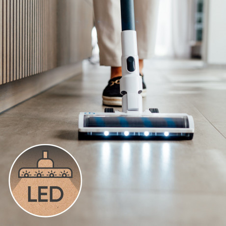 hoogo hoogo Akku-Hand-und Stielstaubsauger S6, 400,00 W, beutellos, extra leise, 90min Laufzeit, selbstreinigend, LED, fur Allergiker  беспроводной ручной пылесос hoogo S6, 400,00 Вт, без мешка, очень тихий, время работы 90 минут, самоочистка, светодиод, 