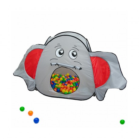 LittleTom Spielzelt Pop Up Ballebad Zelt Jumbo mit Tunnel Палатка Play Pop Up Ballebad Tent Jumbo с туннелем