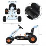 HOMCOM Kinder Go-Kart mit Handbremse Детский картинг с ручным тормозом