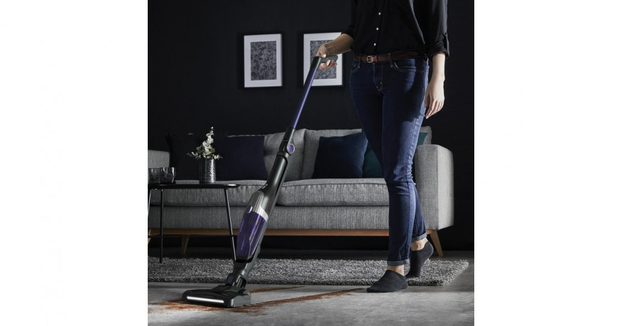 Rowenta Rowenta Xtrem Compact 2-in-1 RH1238, Stielstaubsauger schwarz/lila  schwarz/lila Rowenta Xtrem Compact 2-в-1 RH1238, ручным пылесосом черный/фиолетовый
