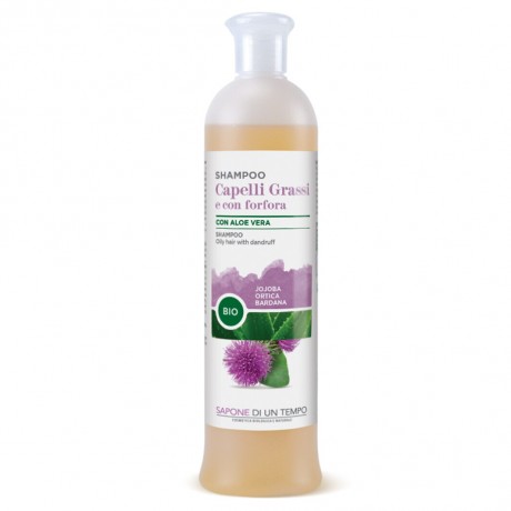 SAPONE DI UN TEMPO Shampoo fur fettiges Haar und Schuppen  Шампунь для жирных волос и перхоти