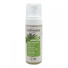 Eubiona Volumen-Schaumfestiger Olivenblatt-Minze 150ml  Мусс для объема оливковый лист мяты 150мл
