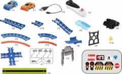 Amewi RC Magic Traxx Glow 113-tlg. mit 2 Fahrzeugen RC Magic Traxx Glow 113 шт. с 2 автомобилями