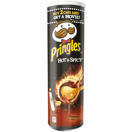 Pringles (Принглс) Hot & Spicy Чипсы острые 190г