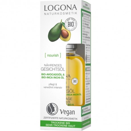 Logona Nahrendes Gesichtsol Bio-Avocado  Питательное масло для лица органическое авокадо