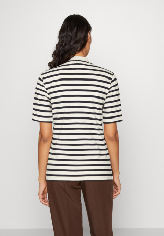 Tommy Hilfiger REG STRIPE  Polo shirt Breton White/Desert Sky REG STRIPE Рубашка поло Бретон Уайт/Пустынное небо
