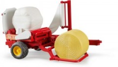 Bruder BRUDER 02122 PSL Ballenwickler mit Rundballen BRUDER 02122 PSL обмотчик тюков с круглыми тюками