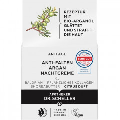 Dr. Scheller Anti-Age Anti-Falten Argan Nachtcreme 50ml Ночной крем против морщин с аргановым маслом , 50 мл