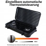Mucola Mucola Gaskocher Campingkocher 2 flammig Gaskocher Camping Kochfeld Metall Gasbrenner, (1-St), Flamme stufenlos regulierbar durch Drehknopf  Газовая плита Mucola, походная плита, 2 пламени, газовая плита, походная плита, металлическая газовая горел