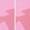 relaxdays 18 x Puzzlematte Sterne rosa-pink 18 x коврик-пазл звезды розово-розовые