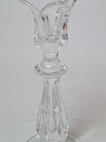 Подсвечник винтажный хрустальный Nachtmann Bleikristall, 22 x 9,5 см, Германия, 1960-70гг.