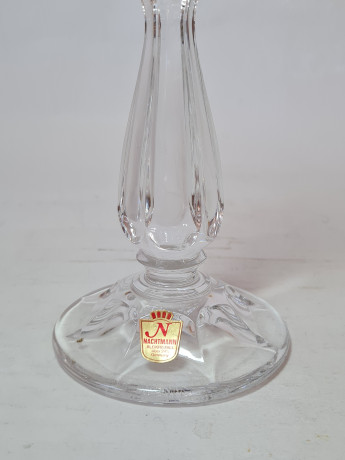 Подсвечник винтажный хрустальный Nachtmann Bleikristall, 22 x 9,5 см, Германия, 1960-70гг.