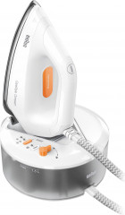 Braun Braun Dampfbugelstation CareStyle Compact IS2132WH, 1500 ml Wassertank, weiss, max. Dampfmenge 400g/min, Ruckwartsbugeln uber Knopfe  Паровая гладильная станция Braun CareStyle Compact IS2132WH, резервуар для воды 1500 мл, белый, максимальное количе