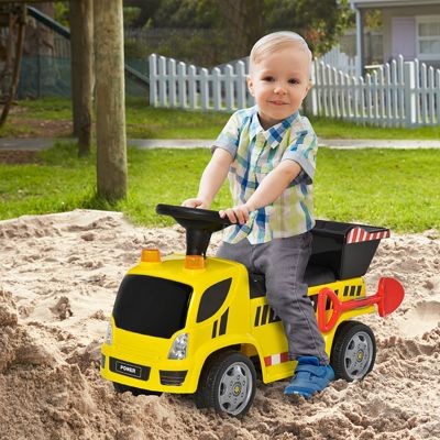 HOMCOM Kinder Rutscherauto mit Musik Детская машина для катания с музыкой