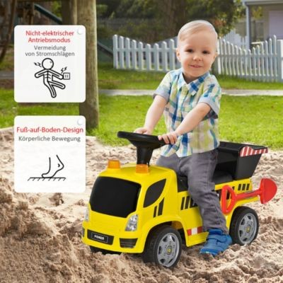 HOMCOM Kinder Rutscherauto mit Musik Детская машина для катания с музыкой