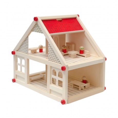 eyepower Puppenhaus aus Holz Koala mit 4 Figuren und Mobel Кукольный домик из дерева Коала с 4 фигурками и мебелью
