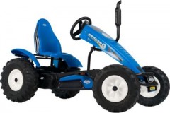 BERG Elektrisch Go-Kart mit XXL-Rahmen New Holland mit dreigangschaltung Blau ab 6 Jahren Электрический картинг с рамой XXL New Holland с тремя передачами Синий с 6 лет