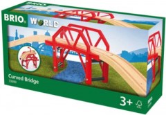 BRIO Bahnbrucke mit Auffahrten Железнодорожный мост с пандусами