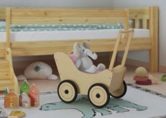 Drewart Puppenwagen als Lauflernhilfe in verschiedenen Farben Коляска для куклы как средство передвижения в разных цветах