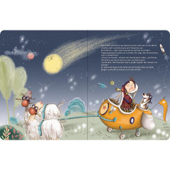 arsEdition Verlag Der Sternenmann und die furchtlose Prinzessin Luna (Pappbilderbuch) Звездный человек и бесстрашная принцесса Луна (книга с картинками)