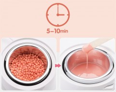 UNIQ Wachswarmer mit Wachsperlen 500g fur Haarentfernung  Воск-грелка с восковыми жемчужинами 500г для депиляции