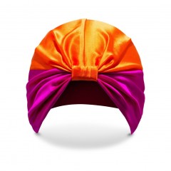 Silke London The Kate SILKE Hair Wrap Cerise Pinke &amp; Orange The Kate Шелковая повязка для волос