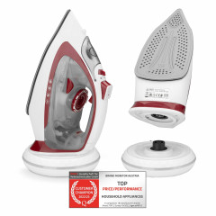 TZS FIRST AUSTRIA TZS FIRST AUSTRIA Dampfbugeleisen Bugeleisen kabellos, mit Basisstation, verstellbare Temperatur, 2400 W, Keramik, Vertikaldampf, Tropfstop, Antikalk, 450 ml Wassertank blau TZS FIRST AUSTRIA паровой утюг, беспроводной утюг, с базовой ст