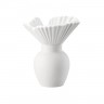 Rosenthal Rosenthal Miniaturvasen Vase Falda weiss matt 10 cm Миниатюрные вазы Rosenthal Ваза Falda белая матовая 10 см