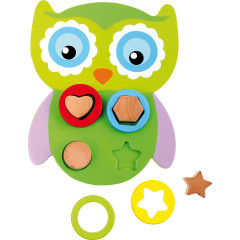 Small Foot Steckpuzzle Eule aus Holz Головоломка с деревянной совой