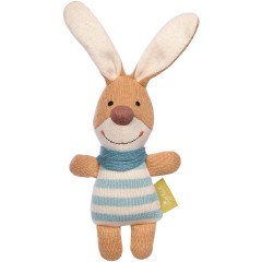 sigikid Strick-Greifling Hase Green (39327) Вязаная игрушка-клатч зайчик Зеленый (39327)