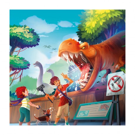 Board Game Box Brettspiel Draftosaurus Настольная игра Драфтозавр