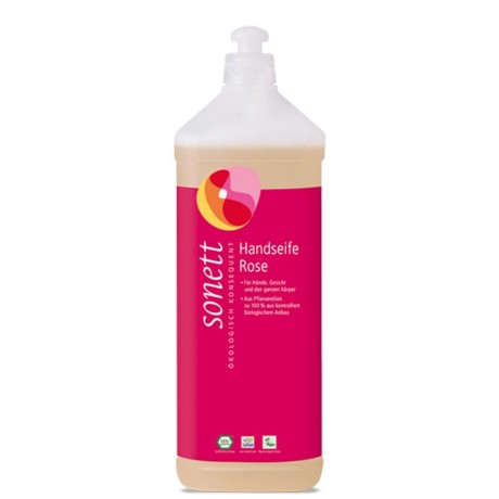 Sonett Handseife Rose Nachfullflasche 1000ml  Мыло для рук Роза сменный флакон 1000мл
