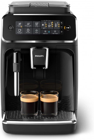 Philips Philips Kaffeevollautomat Series 3200 Kaffeevollautomat Klassischer Milchaufschaumer Display, Kaffeeautomat Cafemaschine Kaffeemaschine mi Mahlwerk Vollautomat Cafe schwarz Полностью автоматическая кофемашина Philips Series 3200, полностью автомат