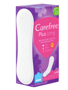 Carefree Slipeinlage Plus Long mit Frischeduft, 40 St, Карефри Прокладки ежедневные удлиненные Плюс с ароматом, 40 шт, 2 упаковки (80 шт)