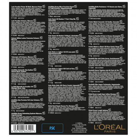 L'OREAL PARIS Adventskalender 2024 Maison, Адвент-календарь 2024, 24 бьюти сюрприза