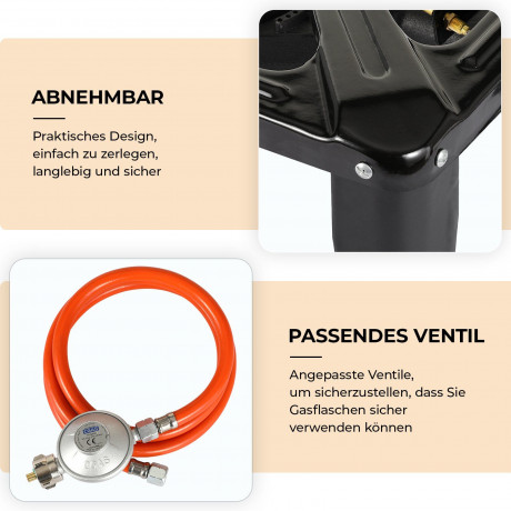 Femor Femor Gaskocher Camping Gas-Hockerkocher Outdoor Campingkocher Industrial Hockerkocher  Газовая плита Femor, газовая плита-табурет для кемпинга, уличная походная плита, промышленная табурет-печь