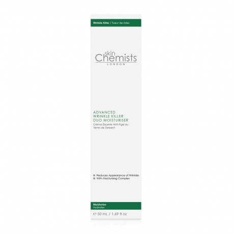 skinChemists SC Advanced Faltenkiller Duo Feuchtigkeitspflege 50ml  Увлажняющий крем SC Advanced Wrinkle Killer Duo 50 мл