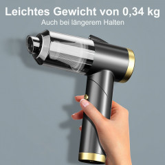 REDOM REDOM Akku-Handstaubsauger Handstaubsauger Autostaubsauger Hand Auto Akku Staubsauger Kabellos, 120,00 W, Beutellos, Faltbar 3 in 1 Funktional 4500Pa 4000mA-Akku Wohnungen Auto mit Licht  Беспроводной ручной пылесос REDOM ручной пылесос автомобильны
