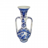 Ваза винтажная Delft Dc. 1795 в форме амфоры, фарфор, 22,5 x 10 см, Нидерланды, 1960-70гг.