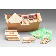 Wissner aktiv lernen Dienes Klassensatz naturfarben (432 Teile) Набор Dienes class в натуральных цветах (432 шт.)