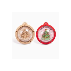 Syntek Hangende Kinderdekorationen zum Selbermachen Selbstgemachter Weihnachtsschmuck fur Kinder Подвесные детские украшения своими руками Самодельные новогодние украшения для детей